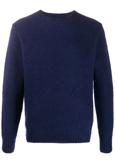 maglione girocollo uomo verde navy ASPESI | M183 516501098